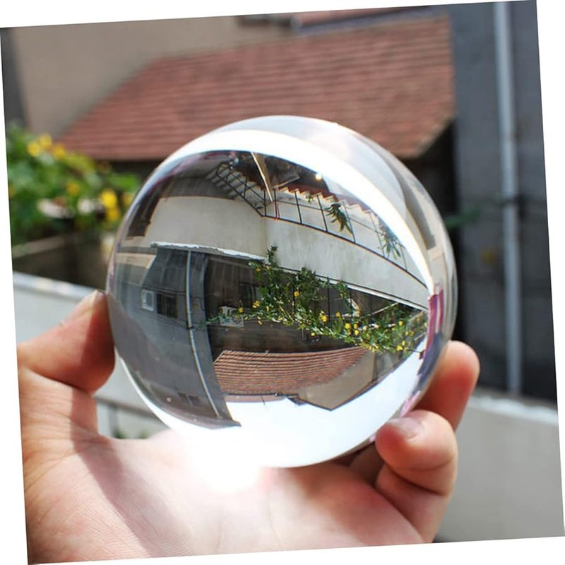 Clear Crystal Sphere 50mm for Photography Meditation Feng Shui Home Office Decor Solid Glass Ball - Image 5